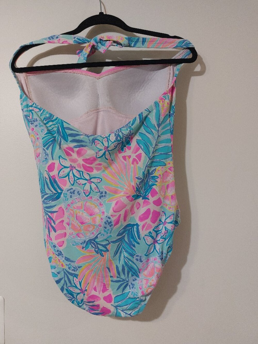 Women's Lilly Pulitzer Kolka Sea Glass Aqua Rainforest One Piece Swimsuit - Picture 2 of 16
